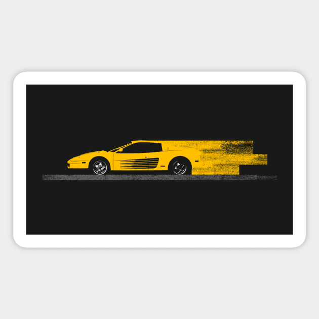 Fast and Yellow Magnet by bulografik